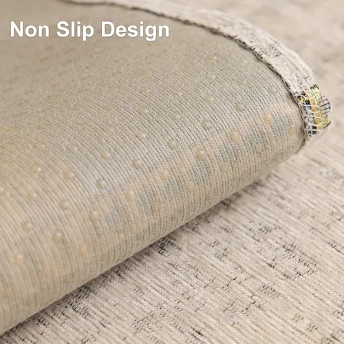 Miniatura 5 de Funda de felpilla bohemia y jacquard para sofá modular de 3 plazas, funda protectora antideslizante para sofá modular de 3 plazas, funda protectora