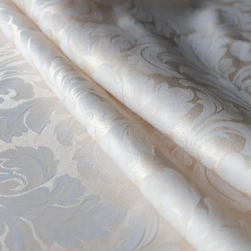 Miniatura 5 de Tektrum Mantel rectangular de damasco jacquard de 60 x 102 pulgadas, resistente al agua, a prueba de derrames, resistente a las manchas, sin