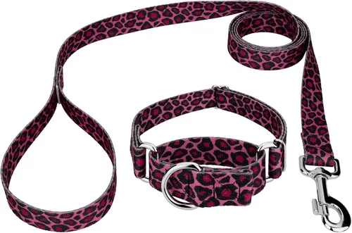 Miniatura 10 de Country Brook Petz - Collar y correa de perro martingala a rayas de tigre de Bengala, colección de estampados de animales con diseños salvajes