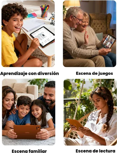 Miniatura 7 de Callsky-Tab Tableta: Tablet de 10 pulgadas, tabletas Android, 12GB RAM 128GB ROM, procesador Octa-core, pantalla IPS HD, Widevine L1, WiFi 6