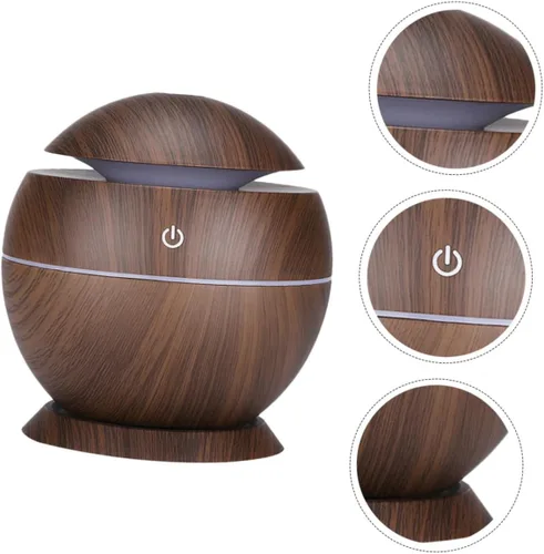 Miniatura 6 de Mini humidificador de aire USB difusor de aroma con acabado de grano humidificador portátil para oficina en casa y automóvil mejora la calidad