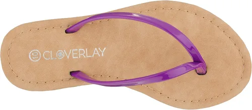 Miniatura 3 de CLOVERLAY Chanclas planas para niñas y niños de verano, cómodas, informales, sandalias