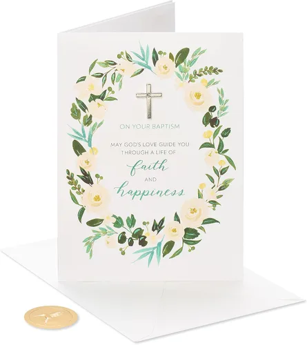 Papyrus Tarjeta de Bautizo (Fe y Felicidad)