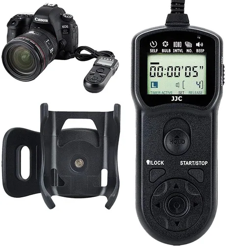 Miniatura 12 de Intervalómetro con temporizador con cable, control remoto de liberación del obturador y soporte de clip para Sony A1 II A7RV A7R IV A7 IV III II