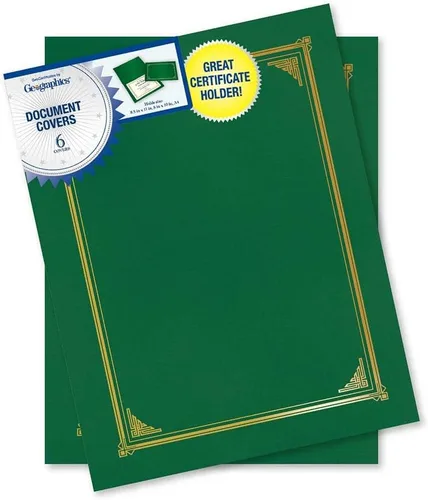 Miniatura 3 de Funda para documentos de lona Geographics, Verde