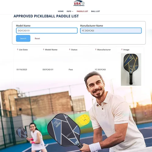 Miniatura 6 de YC DGYCASI Pickleball Paddles Set of 2, USAPA Approved Carbon Fiber Pickleball Set, Lightweight Pickle Ball Rackets 2 Pack, 2 Outdoor Pickleball, 2