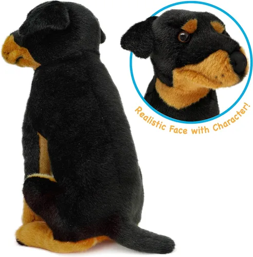 Miniatura 4 de TigerHart Ronin The Rottweiler - Peluche de 14 pulgadas