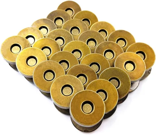 Miniatura 12 de 100 juegos de botones de cierre magnético, perfectos para bolsas y prendas, 14mm
