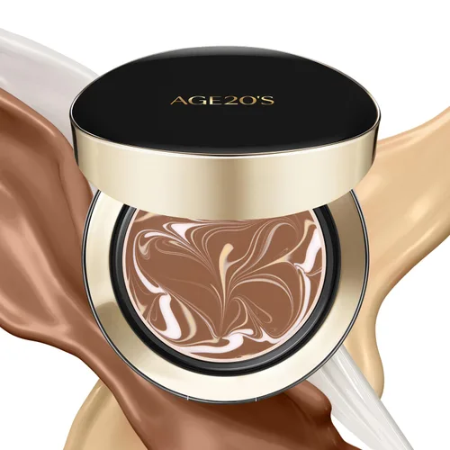 Miniatura 19 de AGE20'S Signature Essence Pact SPF 50+ Paquete de 1 13C PORCELANA Base en crema, acabado luminoso, cobertura natural Base cushion coreana