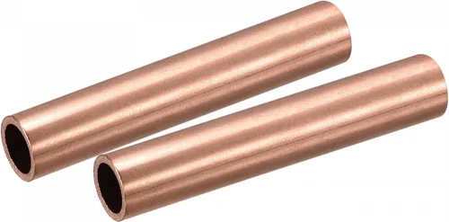 Miniatura 7 de uxcell Tubo redondo de cobre 0.354 in OD 0.059 in espesor de pared 3.937 in longitud tubería 2 piezas