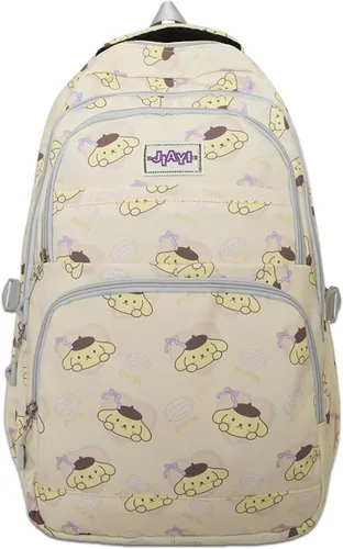 Miniatura 8 de Roffatide Anime Kuromi - Mochila casual de gran capacidad con estampado de anime para portátil, mochila para viajes, senderismo, mochila