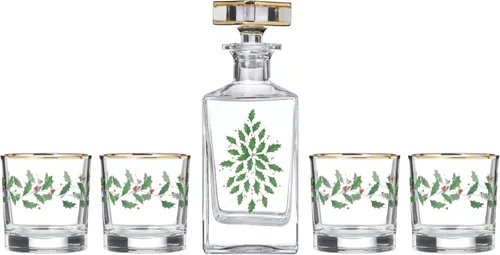Miniatura 14 de Lenox Vasos altos con diseño navideño, copas para vino, Set de 4, 16 onzas, Transparente