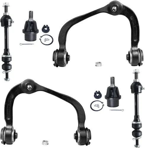Miniatura 52 de Detroit Axle - Kit de extremo delantero para Chrysler 300 Dodge Charger Challenger 2011-2023, 2 brazos de control inferiores traseros 2 varillas