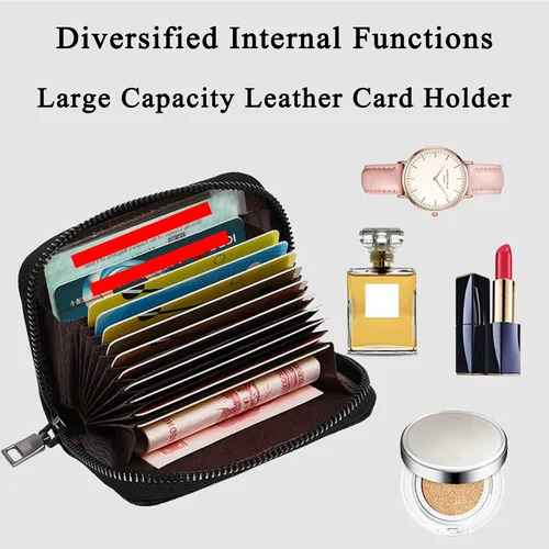Miniatura 3 de AKFSINSB cartera para mujer, Negro -, Cartera