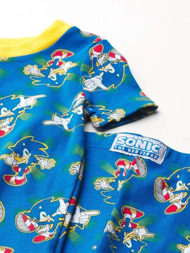 Miniatura 2 de Sonic The Hedgehog Pijama de algodón de 4 piezas para niños