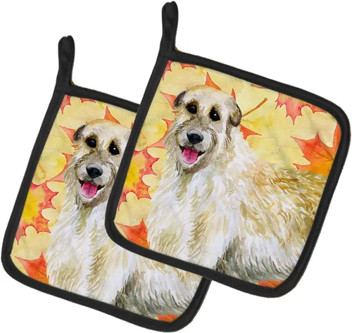 Miniatura 325 de Caroline's Treasures BB9655PTHD - Juego de soportes para ollas de cocina resistentes al calor, almohadillas calientes para horno, 7 1/2 x 7 1/2