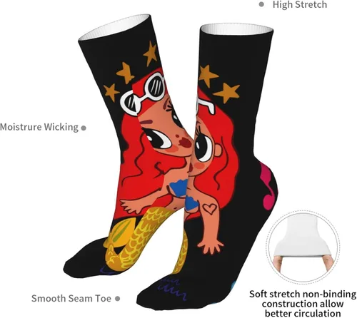 Miniatura 7 de NALCKA Karol Singer G Socks Super Soft Crew Sock Personalidad Resistente al Olor Antiolor Unisex Calcetines Deportivos Calcetines Bajo 16 pulgadas
