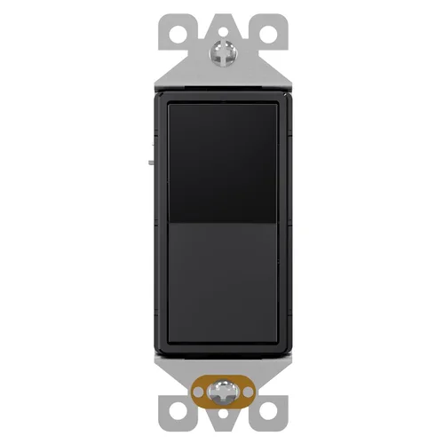 AIDA Paquete de 1 interruptor de luz basculante Decora de 3 vías, interruptores de luz eléctricos con conexión a tierra automática de 15 amperios,