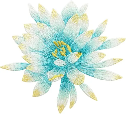 Parches de begonia floral para coser, apliques de flores bordadas para ropa DIY, chaquetas, jeans, mochilas, sombreros, manualidades de costura