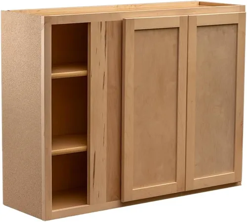 Miniatura 29 de Quicklock RTA - Armarios de cocina de pared de 42 pulgadas de alto (listos para montar), estilo coctelero, 100% madera dura, fabricados en Estados