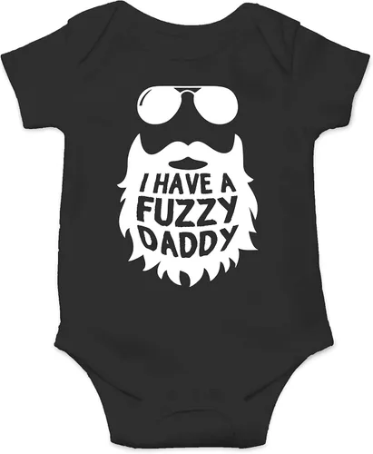 Miniatura 9 de I Have a Fuzzy Daddy - Divertido body esencial para bebé, ropa para niña recién nacida, trajes de bebé niño