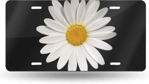 Miniatura 8 de Placa de Matrícula Delantera de Aluminio Retro de Dos Dedos Paz Amor Alegría, Placas de Matrícula Decorativas Divertidas de Metal para Carro 6"X12