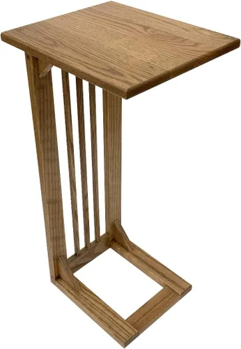 Miniatura 2 de Peaceful Classics Mesa auxiliar, mesa de centro pequeña, mesa auxiliar para sala de estar, mesa auxiliar para dormitorio, mesa auxiliar, mesita