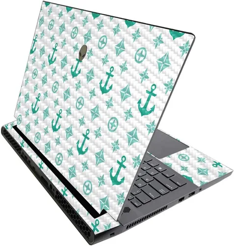 Miniatura 351 de MightySkins - Skin brillante con purpurina para Alienware M17 R3 (2020) y M17 R4 (2021) - Diversión de los años 90 Acabado duradero con purpurina