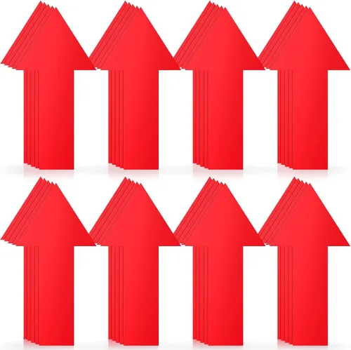 Miniatura 7 de 40 calcomanías de flecha de 8 pulgadas, adhesivo extraíble, letrero direccional para piso, impermeable, marca de flecha, instrucciones de carretera