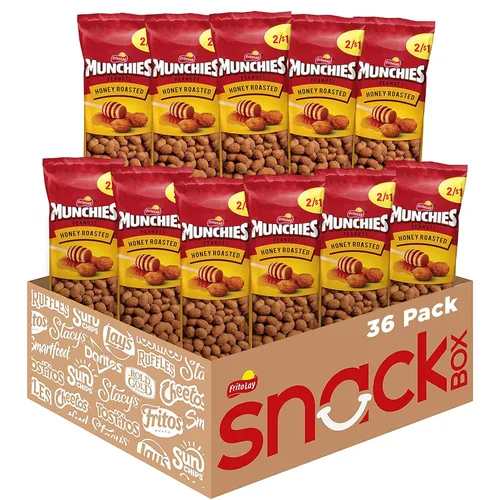 Miniatura 9 de Munchies Galletas tipo sándwich, surtido de mantequilla de maní (paquete de 4, 32 unidades)
