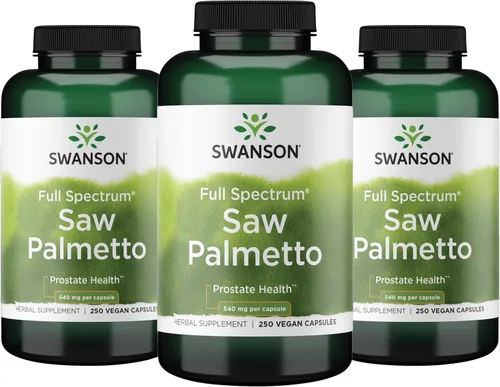 Miniatura 8 de Swanson Saw Palmetto - Suplemento de hierbas que promueve el apoyo a la salud de la próstata masculina - Suplemento natural para el cabello y apoyo