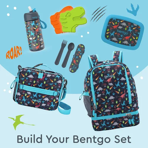 Miniatura 6 de Bentgo Kids Prints, 2 en 1, Mochila y lonchera aislada