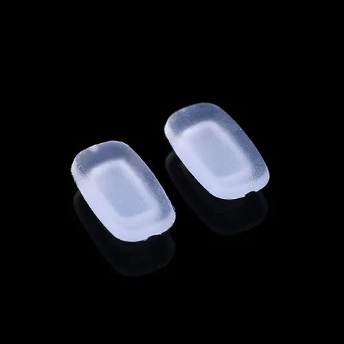 Miniatura 6 de 5 pares de almohadillas de nariz de silicona suave unisex con adhesivo de silicona para la nariz, almohadilla de nariz antideslizante para gafas