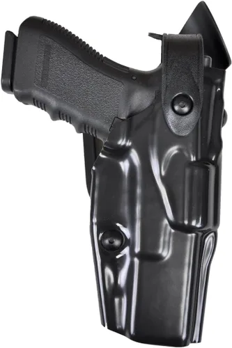 Safariland 6360 ALS/SLS Mid-Ride Duty Rated Level III Retention Holster STX negro brillante.
