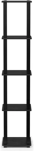 Miniatura 6 de Furinno Turn-N-Tube Estante de 5 niveles y estante cuadrado de esquina Furinno Turn-S-Tube de 5 niveles