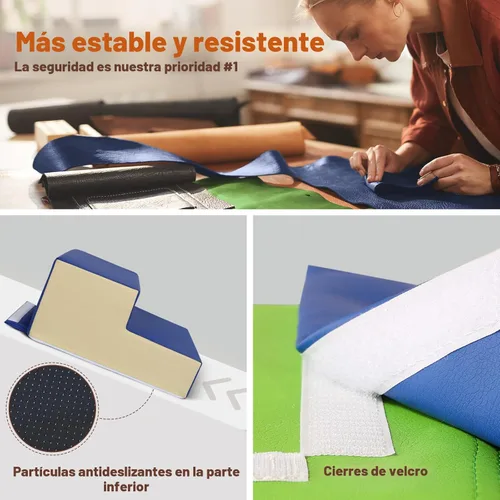 Miniatura 4 de TODIBY Juguetes de Escalada de Cuero PU Suave de 6 Piezas para Niños Pequeños, Bloques de Escalada de Espuma para Bebés para Niños Pequeños
