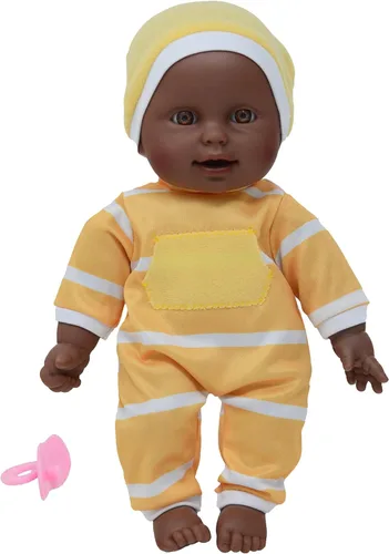 The New York Doll Collection Muñeca de cuerpo suave de 11 pulgadas en caja de regalo, ganadora del premio y muñeca de bebé de 11 pulgadas (amarillo