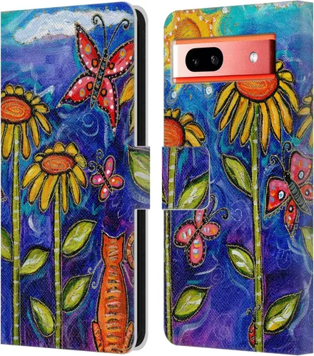 Miniatura 19 de Head Case Designs Officially Licensed Wyanne Half Light Nature 2 Leather Wallet Case Compatible with Google Pixel 7a