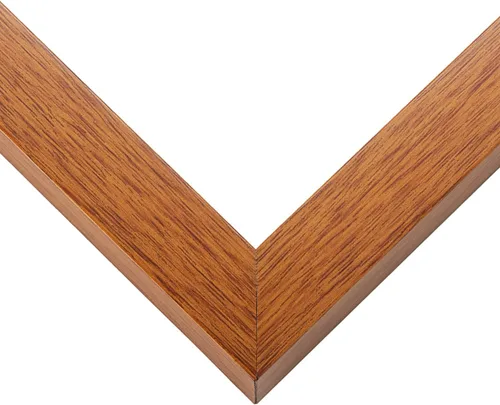 Miniatura 9 de Marco de 3 x 3 pulgadas, marco de madera maciza de nuez miel tradicional marrón Ancho de moldeo de 0.875 pulgadas Profundidad de conejo de 0.875