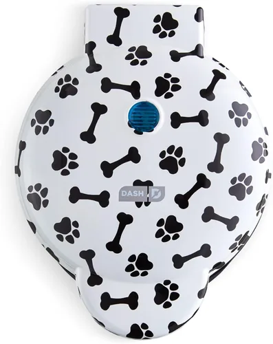 Dash Express Dog Treat Maker - Golosinas DIY en Forma de Hueso - Regalos Personalizados para Perros - Fácil de Limpiar - 8 Huesos, Blanco
