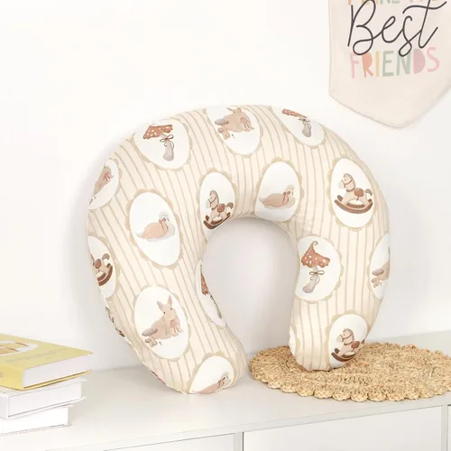 Miniatura 8 de DILIMI Nursing Pillow Cover, Stretchy Removable Case for Breastfeeding Pillows, Ultra Soft Comfortable Slipcover for Baby Girl and Boy, Farm