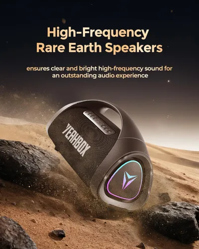 Miniatura 12 de YEAHBOX Sonic Boom MAX 300W Max Altavoz Bluetooth Grande Portátil con Sonido Fuerte, Bajo Masivo, Altavoz Impermeable IPX66 para Fiestas
