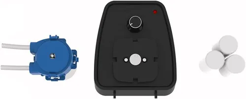 Miniatura 5 de Kamoer KCP-X mini bomba peristáltica 24V con control de caudal bajo 19-65ml/min bomba dosificadora de líquido de velocidad ajustable para acuario