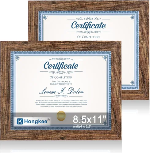 Miniatura 205 de Hongkee - Juego de 2 marcos de fotos, HK042515-MD5.5X8.5-BK(2PK)