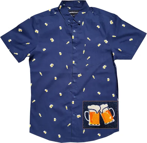 Miniatura 83 de Molokai Surf - Camisas hawaianas de manga corta con botones y corte ajustado