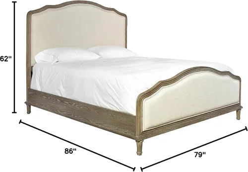 Miniatura 3 de Universal Muebles 326220b Devon 6" x 6" completo cama, rey, Antique aceitado Bronce