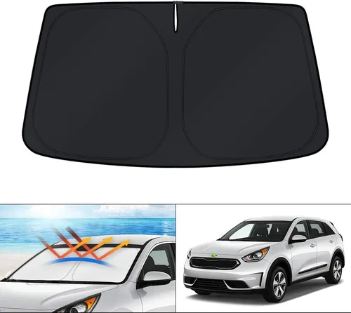 Miniatura 90 de KUST - Parasol plegable para parabrisas para Ford Ranger, accesorios 2019-2025 2026, parasol personalizado para ventana, protector solar plegable