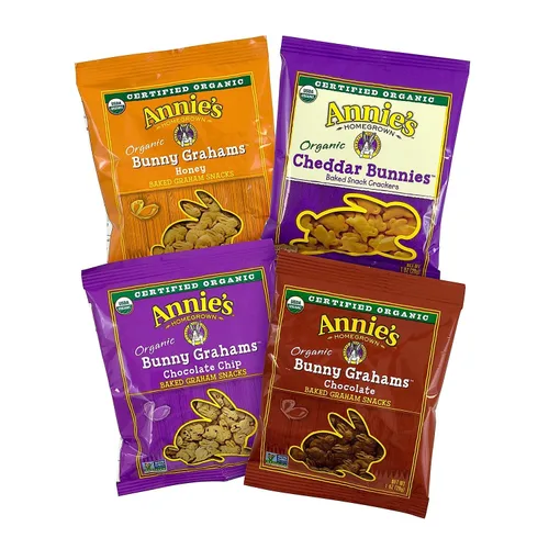 Miniatura 131 de Annie's Organic Chocolate Bunny Graham Snacks, 7.5 onzas