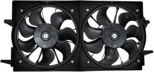 Miniatura 163 de TRQ Conjunto de ventilador de refrigeración dual del radiador compatible con Toyota Highlander 2008-2013 TO3115155