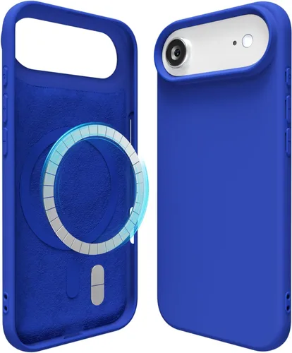 Miniatura 27 de oakxco Funda de silicona para iPhone 12 Pro Max, magnética, compatible con carga inalámbrica Magsafe, cubierta protectora de goma suave y delgada